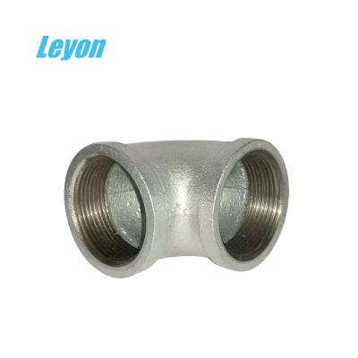 China Suitable for pipe lines connect of water resistant 22.5 degree elbow malleable iron pipe Fittingg.i. 45 Degree Equal Elbow Pipe Fitting Cast Elbow for sale