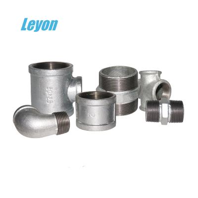 China Iron Fittings And Braided Hose 1/2 Inch Union Fittings Malleable Steel Pipe Fitting for sale