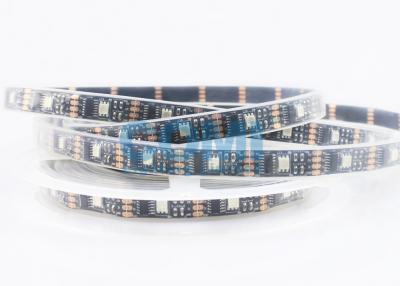 China IP67 Weatherproof Black FPC Digital LED Strip Lights Multi Color 32LEDs & 32pixels / m for sale