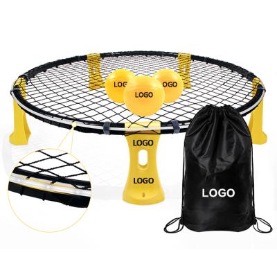 China High Quality OEM Roundnet Outdoor Competition Ball Backyard Sports Beach Volleyball Match 3 Ball Set With LED Strip Light for sale