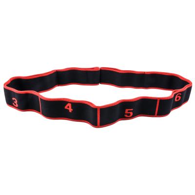 China Durable Fitness Equipment Elastic Band Yoga Gym Pull Up Belt Stretch Band Dance Elastic Band Nylon Fitness Exercise Resistance Band for sale