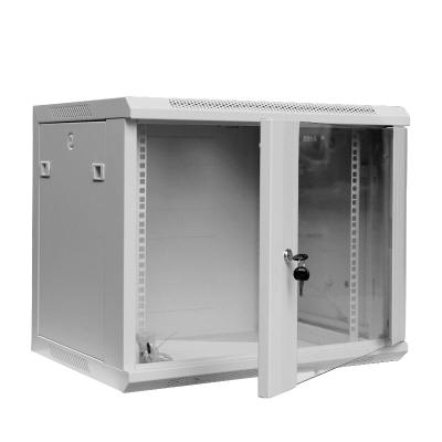 China W26406 Mesh Door Wall Mounted Cabinet 19inch 6U Server Wall Mount Rack for sale