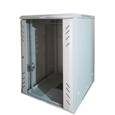 China TOTEN W26415 15U wall mounted network cabinet server rack with lock for sale