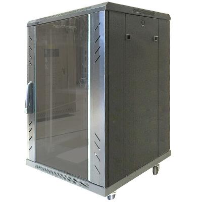 China Hot sale price server cabinet blank 22U 19-inch rack cabinet stainless steel network cabinet G26022 for sale