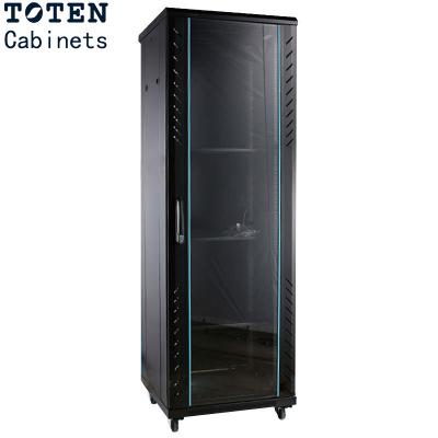 China TOTEN 42u 19 inch sever rack cabinet for networking cabling system network cabinet for sale