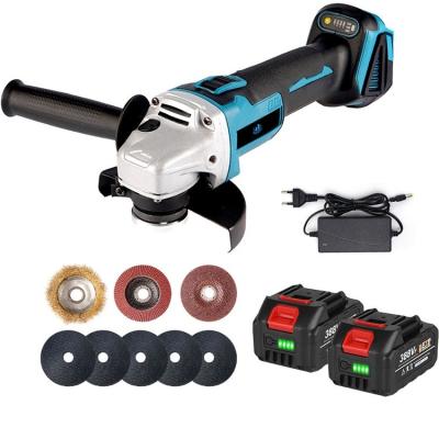 China Excellent Quality Good Prices Full Lithium Battery Outdoor Processing Rechargeable Portable Brushless Cordless Electric 18V Angle Grinder for sale