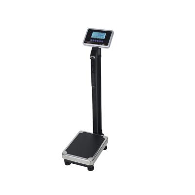 China Steel Panel 200KG Digital Body Scale With Body Height Rod Hospital Weight Scale Physician Scale for sale