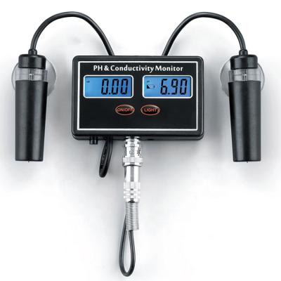 China Hot Selling Monitor Meter Tester Pool 2 in 1 Online PH and EC Conductivity OW-2583 for sale