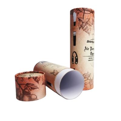 China High End Electric Wine Red Wine Set Opener Recycled Materials Container Cardboard Tube Opener Round Wine Box Tube With Logo for sale