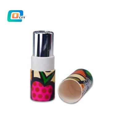 China Cosmetic Packaging Paper Tube Box Lipstick Handmade Small Printing Custom Biodegradable Paper Tube for sale