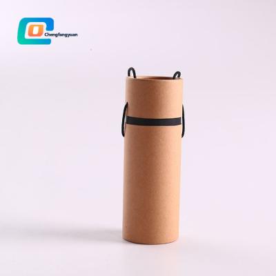 China Cardboard Jar Craft Paper Tube Packaging Paper Biodegradable Hot Printing Tube With String Tube Box Factory Supplier for sale