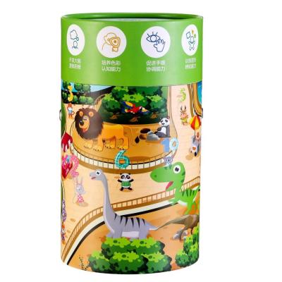 China Eco-Friendly Educational Toys Matching Jigsaw Kids Toys Paper Puzzle DIY Toys Custom Jigsaw Puzzle for sale