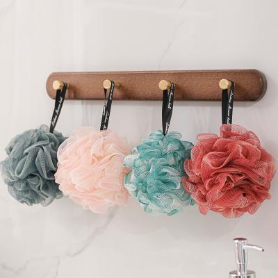 China EXFOLIATE Eco-Friendly PE Mesh Body Loofah Exfoliating Scrubber Bath Sponge For Women And Men for sale