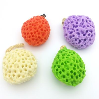 China All Natural Hot Selling Sponge Honeycomb Face Wash Sponge Soft Organic Bath Ball Baby And Adult Bath Sponge for sale