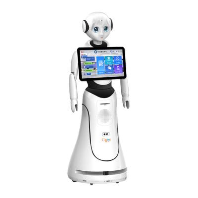 China Intelligent Automatic Humanoid Intelligent Robot Reception Service Reception Robot Face Recognition Greeting Robot for sale