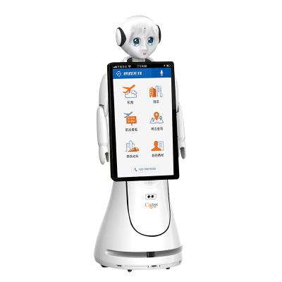 China Intelligent Smart Hotels CSJBOT Kiosk Service Robot In Science Museum for sale