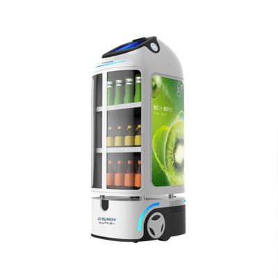 China restaurant & Hotel provides high quality individual driving Inquiry Service drinks and snacks perspex double door delivery restaurant hotel robot for sale