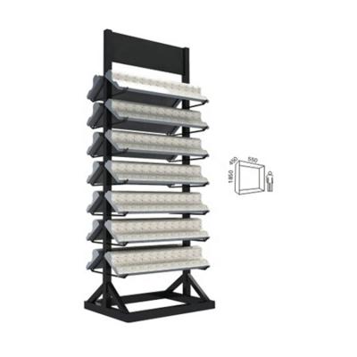 China March expo promotion floor standing metal display rack tile eco-friendly / durable stone display rack for sale for sale