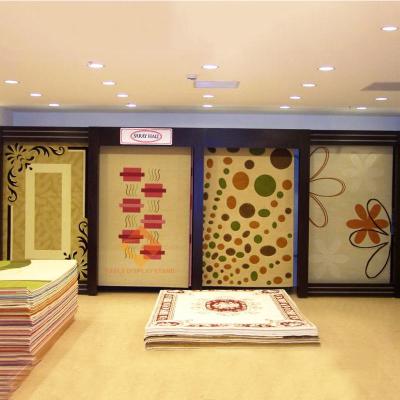 China Customized material high-class strong metal carpet fabric cover display stand XD037 for sale