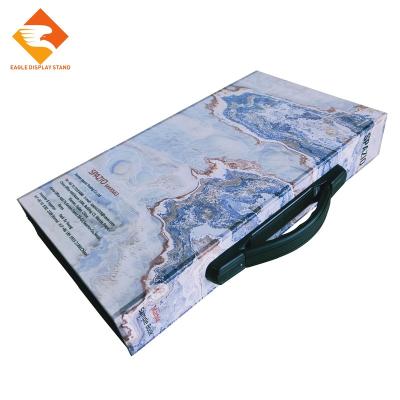 China Eco - Friendly Folder Quartz Sample Stone Display Book for sale