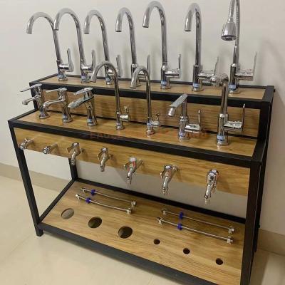 China Sanitary Ware Eco - Friendly / Durable Custom Bathroom Display Ideas Faucet Display Box Rack for sale