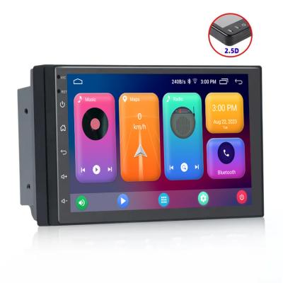 China Popular Universal Android Car Radio Bluetooth IPS 1080P HD Stereo Carplay Android Audio Wireless Adapter Dual Din Car for sale