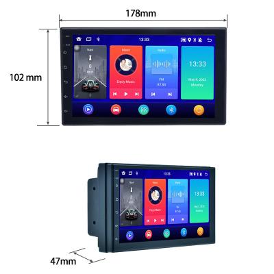 China Universal FM Auto Radio 1080P 16GB 32GB JAC8227 Ultrathin/1 Electronics GPS Car Din Android Car Stereo DVD Player for sale