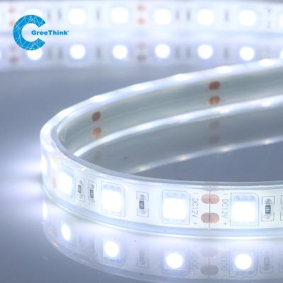 China Theme Park+LANDSCAPE Solar Powered Flexible Led Strip Ip65 Waterproof Solar Powered Smd 5050 Led Strip With Black PCB for sale