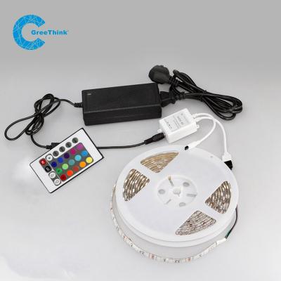 China Advertising Colorful 5050 RGB Light Boxes Kit 12v Flexible Led Strip Light With Remote for sale