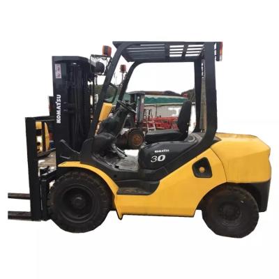 China High efficiency second hand KOMATSU forklifts diesel 5 ton small lifter truck forklifts for lift for sale
