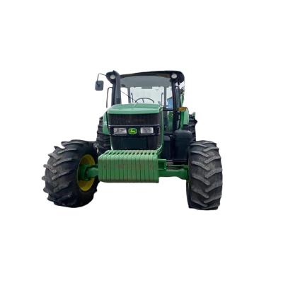 China 4wd Mini Tractor Farm Implement Tractor Trailer For Deere Tractor 55hp 90hp 120hp Tractors With Police Loader Bucket for sale