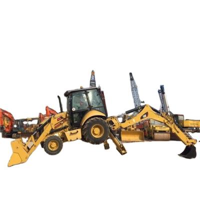 China Construction digging mini backhoe loader 4X4 wheel CAT420 used Caterpillar 416f 420e cat430 backhoe loader excavator for sale