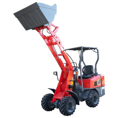 China Construction Digging Mini Wheel Loader Electric 400kg 500kg 600kg 800kg Mini Loader Battery 4 Wheel Drive Front End Loaders for sale