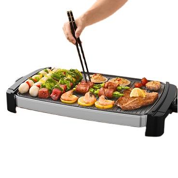 China Aluminum Dish / Non Stick Coating Professional Maker BBQ Teppanyaki Home Grill Indoor Portable Electric Grill for sale