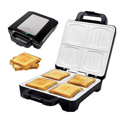 China Hot Sale 4 Stick Slices Sandwich Maker Electric Not Easily Cleaned Toaster Breakfast Sandwich Maker for sale