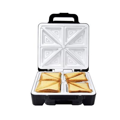 China Easily Cleaned Non-Stick Detachable Dishes Cool Touch Handle Press Electric Grill Sandwich Makers for sale