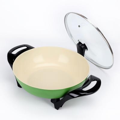 China Easy Cleaning High Quality Aluminum Kitchen Cooking Frying Ware Pan Electric Frying Pan For Pancake for sale