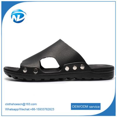 China Soft Leather Upper PVC Outsole Sandals For Men for sale