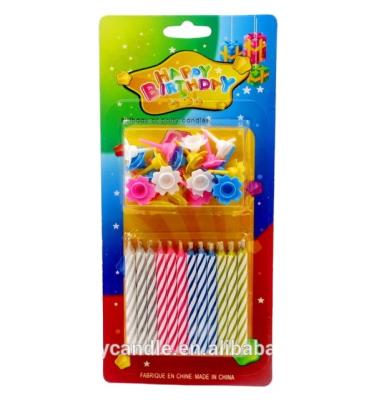 China No Drip Diameter 5.5mm Relighting Magic Birthday Cake Spiral Candles And No Smoking for sale