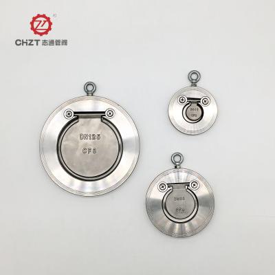 China General super thin single disc swing wafer check valve dn125 cf8 stainless steel check valve for sale