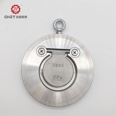 China General Ultra Thin Single Check Valve One Way Swing Disc Wafer Stainless Steel Check Valve for sale