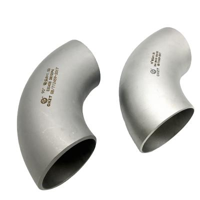 China 90D Elbow For Fluid Manufacturing 316L Professional Stainless Steel Pipe Fittings SS304 Equal for sale