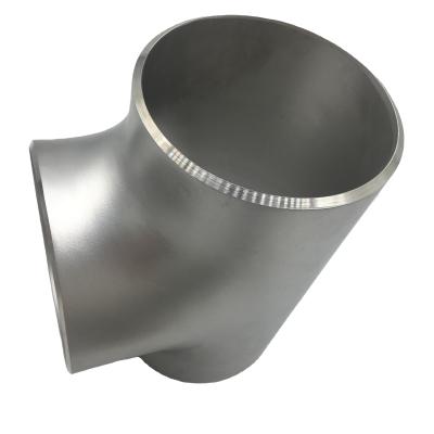 China Hot sale of 304 Zhejiang welded rollingsand SCH20 ASME B16.9 stainless welding of TEE PIECES 304 steel pipe fittings for sale