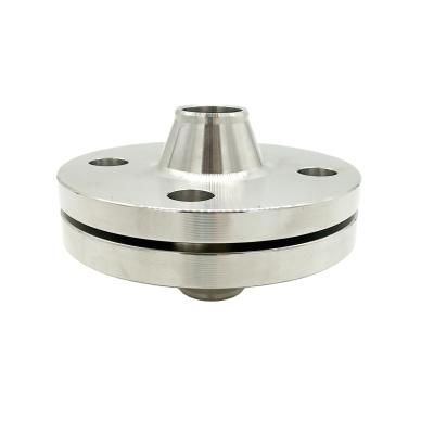 China SS304 pn16 size dn10 to dn3600 welding neck flange stainless steel rf mfm flange for sale