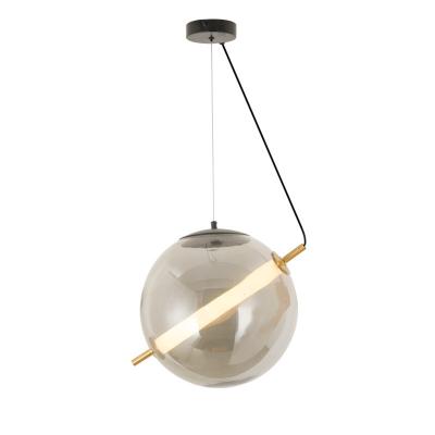 China Creative Nordic Modern Minimalist Style Personality Chandelier Side Bed Light Pendant Lamp Glass Fitting for sale