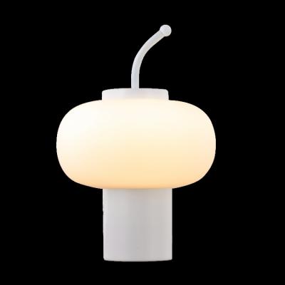 China Modern Simple Living Room Personality Art Milk White Glass Ball Creative Table Lamp EUROPEAN for sale