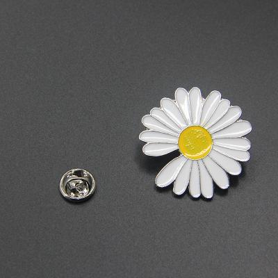 China Korean Fashion KPOP G-DRAGON BGP Daisy Flower Badge Brooch Chest Pin for sale