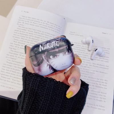 China Cool Custom Anime Naruto Uchiha Sasuke Silicone Earphone Cover Device Case For Airpods for sale