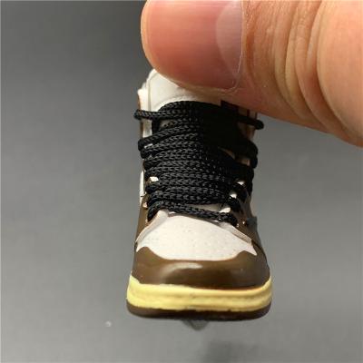 China Wholesale 2D 3D Mini AJ Basketball Shoe Plastic Custom Sneaker PVC Rubber Key Chain for sale