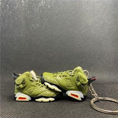 China Keychains 3D Plastic Mini Sneakers AJ TS Shoe Key Chain Free Shipping Models With Box for sale